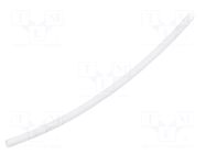 Heat shrink sleeve; thin walled,flexible; 2: 1; 3.2mm; white; reel HELLERMANNTYTON
