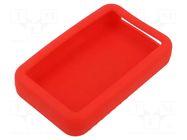 Case ring; silicone; LC; Colour: red; 1pcs. TAKACHI