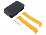 Enclosure: multipurpose; X: 88mm; Y: 146mm; Z: 33mm; WH; ABS; black TAKACHI