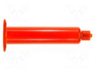 Syringe body; 10ml; amber; Luer Lock; for dispensers; 18.26mm METCAL