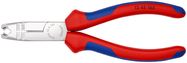 KNIPEX 13 45 165 Stripping Pliers with multi-component handles chrome-plated 165 mm