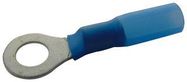 CRIMP TERMINAL, RING, HS, 6MM, BLUE