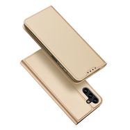 Dux Ducis Skin Pro Case for Samsung Galaxy A14 5G Flip Card Wallet Stand Gold, Dux Ducis