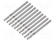 Drill bit; for metal; Ø: 2mm; L: 38mm; Working part len: 12mm; short RECA