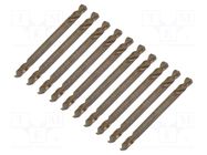 Drill bit; for metal; Ø: 3.3mm; L: 49mm; Working part len: 11mm RECA