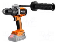 Drill/driver; battery; 0÷450rpm,0÷1.9krpm; max.100Nm; 18VDC NEO TOOLS