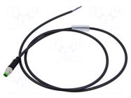 Cable: for sensors/automation; M8; PIN: 3; straight; 1m; plug; 60VDC MURRELEKTRONIK