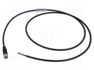 Cable: for sensors/automation; M8; PIN: 3; straight; 1m; plug; 60VDC MURRELEKTRONIK