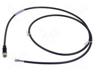 Cable: for sensors/automation; M8; PIN: 4; straight; 1m; plug; 60VDC MURRELEKTRONIK