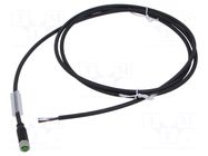 Cable: for sensors/automation; M8; PIN: 4; straight; 1.5m; plug MURRELEKTRONIK