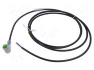 Cable: for sensors/automation; M12; PIN: 4; angled; 2m; plug; 30VDC MURRELEKTRONIK