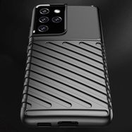 Thunder Case case for Samsung Galaxy S23 Ultra silicone armor case black, Hurtel
