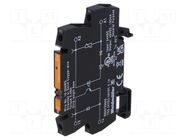 Relay: interface; SPST-NO; Ucntrl: 24VDC; 0.1A; 5÷48VDC; Relay set WEIDMÜLLER