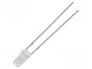LED; green; 3mm; 2180÷3000mcd; 50°; Front: flat; 2.9÷3.4VDC OPTOSUPPLY