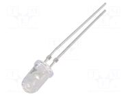 LED; white; 5mm; 30°; Front: convex; 2.9÷3.4VDC; No.of term: 2 OPTOSUPPLY