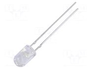 LED; white cold; 5mm; 25000÷30000mcd; 15°; Front: convex; -30÷85°C OPTOSUPPLY