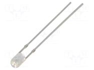 LED; yellow; 3mm; 3000÷4200mcd; 60°; Front: convex; 2.1÷2.6VDC OPTOSUPPLY