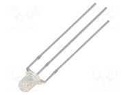 LED; blue,yellow; 3mm; 140°; Front: flat; 2.1÷2.6/2.9÷3.4VDC OPTOSUPPLY