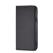 Magnet Card Case for Samsung Galaxy S23 Ultra flip cover wallet stand black, Hurtel