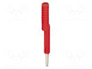 Test socket; PA; L: 51.5mm; ways: 1; H: 5.8mm; Body: red PHOENIX CONTACT