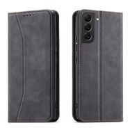 Magnet Fancy Case for Samsung Galaxy S23 flip cover wallet stand black, Hurtel