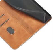 Magnet Fancy Case for Samsung Galaxy S23+ flip cover wallet stand brown, Hurtel