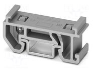Fixing element; L: 10.8mm; W: 10.3mm; H: 28.6mm; TS15; Body: grey PHOENIX CONTACT