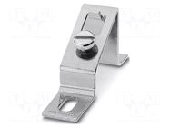 Holder; L: 35.4mm; W: 19.7mm; H: 87mm; Body: silver PHOENIX CONTACT