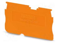 End piece; L: 29mm; W: 0.8mm; H: 48.6mm; Body: orange PHOENIX CONTACT