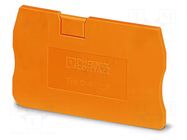 End piece; L: 29.1mm; W: 2.2mm; H: 48.5mm; Body: orange PHOENIX CONTACT