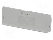 End piece; L: 29.1mm; W: 2.2mm; H: 89.5mm; Body: grey PHOENIX CONTACT