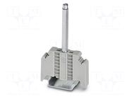 Cover profile carrier; L: 77.5mm; W: 9.5mm; H: 48.6mm; Body: grey PHOENIX CONTACT