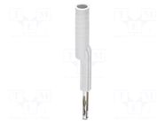 Test socket; PA; L: 45.3mm; ways: 1; H: 5.8mm; Body: white PHOENIX CONTACT