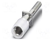Test socket; screw terminal; PA; ways: 1; W: 6mm; H: 6mm; Body: white PHOENIX CONTACT