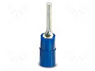 Tip: wire pin; Type: insulated; Body: blue; Mat: PA; UL94V-2 PHOENIX CONTACT