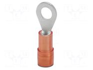 Tip: ring; M4; 1.5mm2; Type: insulated; Body: red; Mat: PA; UL94V-2 PHOENIX CONTACT