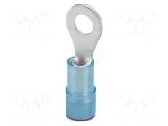 Tip: ring; M4; 2.5mm2; Type: insulated; Body: blue; Mat: PA; UL94V-2 PHOENIX CONTACT