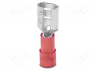 Tip: flat; Type: insulated; Body: red; Mat: PA; UL94V-2; -20÷105°C PHOENIX CONTACT
