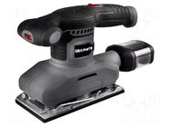 Finishing sander; electric; 260W; 230VAC; 90x187mm; Mounting: bur GRAPHITE