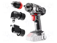 Drill/driver; battery; drilling,screwdriving; 18VDC; 44Nm GRAPHITE