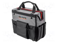 Bag; tool case; black-grey; polyester; Energy+; 42l; power tools GRAPHITE
