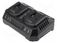 Charger: for rechargeable batteries; Li-Ion; 18V; Usup: 230VAC GRAPHITE