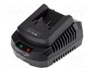 Charger: for rechargeable batteries; Li-Ion; 18V; Usup: 230VAC GRAPHITE