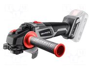 Angle grinder; battery; 10000rpm; 125mm; 18VDC; Energy+ GRAPHITE