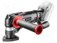 Oscillating multi-tool; battery; ceramics,wood,metal; 18VDC GRAPHITE