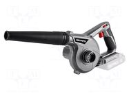 Blower; battery; 6000rpm,12000rpm,18000rpm; 18VDC; Kit: bag GRAPHITE