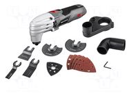 Oscillating multi-tool; electric; 250W; 230VAC GRAPHITE