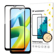 Wozinsky Full Glue Tempered Glass Full Screen Tempered Glass for Xiaomi Redmi A1+ 9H with Black Frame, Wozinsky