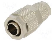 Screw-on fitting; inline splice,reductive; max.15bar; Seal: NBR PNEUMAT