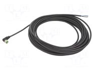 Cable: for sensors/automation; M8; PIN: 3; angled; 10m; plug; 60VDC MURRELEKTRONIK